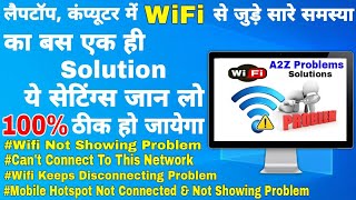 Fix Cant Connect To This Network  Wifi Not Showing Problem  Wifi Keeps Disconnecting Problem [upl. by Arv71]