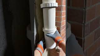 Renovation process of the kitchen sink drain pipe [upl. by Eicak]