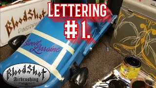 How To Hand Paint Lettering with 1SHOT Lettering Enamel [upl. by Remliw323]