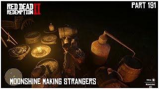 Red Dead Redemption 2 Moonshine Making Strangers Part 191 [upl. by Manoop]