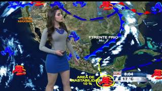 Fannia Lozano y el Clima Info7 Matutino 14Oct2014 0800 AM Full HD [upl. by Enautna500]