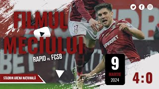 RAPID  FCSB 40  Filmul Jocului 30 [upl. by Niwrek53]