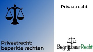 Privaatrecht beperkte rechten [upl. by Nirak787]