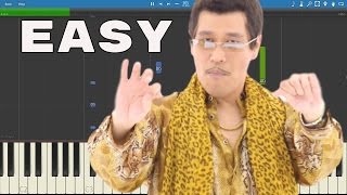 How to play PPAP Pen Pineapple Apple Pen on piano  EASY Piano Tutorial [upl. by Iaka]