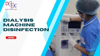 Dialysis machine Disinfection  Surface cleaning of dialysis machine dcdc dialysis ttt nabh [upl. by Enetsirhc]