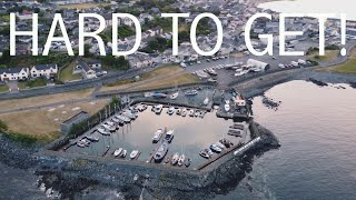 Flight Over Copelands Marina Private Marina Donaghadee County Down Golden Hour Drone 4k Footage [upl. by Fennell]