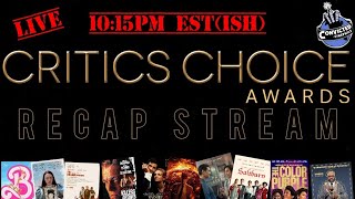 2024 CRITICS CHOICE AWARDS RECAP STREAM [upl. by Stephenson678]