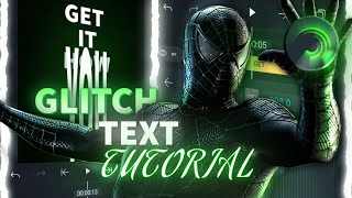 Glitch text  Alight motion tutorial tutorial alightmotion [upl. by Euqinobe]