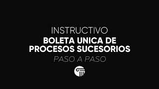 Tutorial sobre Boleta Única de Procesos Sucesorios Colegio de Abogados de Rosario 23102023 [upl. by Eeliak]