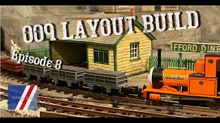 Building a OO9 Model Railway Episode 8 Chipping effect weathering and platform building [upl. by Wilkey367]