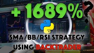 Backtesting Rayner Teos 1689 Bollinger Bands Trading Strategy in Python using BACKTRADER [upl. by Alathia]