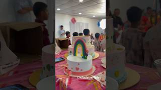 Cake decoration for kids  kid’s cake cake  kids birthday cake explorepage cake ytshorts [upl. by Marj]