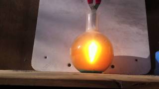 Magnesium ribbon burning in Nitrogen Dioxide atmosphere [upl. by Melburn842]