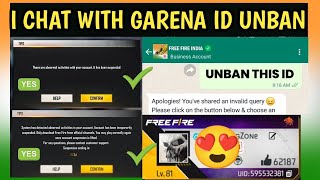FINALLY FREE FIRE ALL ID UNBAN 🔥HOW TO UNSUSPEND FREE FIRE ID  FREE FIRE ID UNBAN KAISE KARE [upl. by Sokairyk]