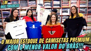 🔥 FORNECEDORA DE CAMISETAS PREMIUM COM MILHARES DE MODELOS EXCLUSIVOS COM PREÇO BAIXO brás moda [upl. by Nikoletta956]