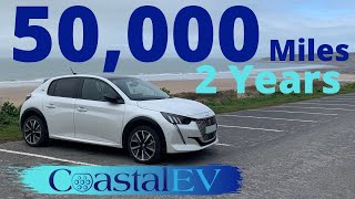 Peugeot e208  50000 miles and 2 Years Later [upl. by Anayra]