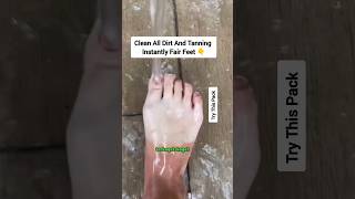 🔥Fair Feet 5minutes Challenge Get Fair Feet Most Easy Pedicure shorts skincare pedicure diy [upl. by Bettine402]