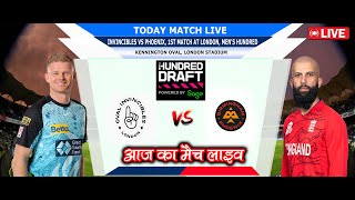 OVAL INVINCIBLES VS BIRMINGHAM PHOENIX LIVE MATCH  1ST 100B  THE HUNDRED 2024 LIVE [upl. by Manella660]