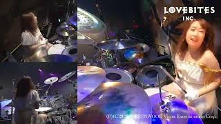 LOVEBITES quotRaise Some Hellquot DRUMS  harupi360🎧setlist Haruna LIVE [upl. by Iny650]