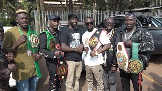 TERENCE CRAWFORD  UGANDAN BOXERS MOTIVATED AFTER MEETING THE UNDISPUTED CHAMPION [upl. by Mateya]