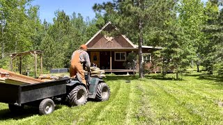 Off Grid Homesteading In Minnesota Hatching Chicks New Goats Building Fence [upl. by Eliathan362]