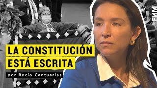 Rocío Cantuarias La Constitución está escrita [upl. by Buiron]