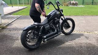 Harley Davidson Street Bob FXDB Penzl Exhaust Sound [upl. by Cardwell174]