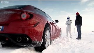 Ferrari FF Vs Bentley Continental V8 on Ice  Top Gear  Series 18  BBC [upl. by Beaufort]