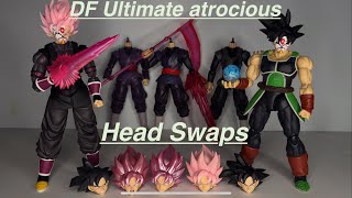 Demoniacal Fit Ultimate atrocious Head swaps with other sh figuarts goku black [upl. by Hake]