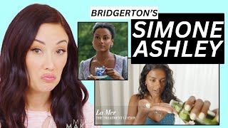 Reacting to Bridgerton Actress Simone Ashleys Skincare Routine  Susan Yara [upl. by Ahsertal]