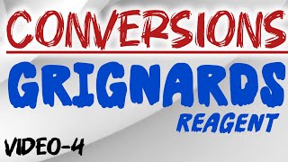 Organic chemistry conversions from Grignards reagent  class 12 Alcohol phenol and ethers [upl. by Assetal]