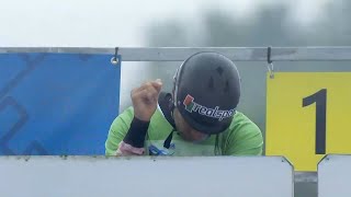 Mens Kayak Cross Quarterfinal 3  2024 ICF Canoe Slalom World Cup Krakow Poland [upl. by Nylessej]