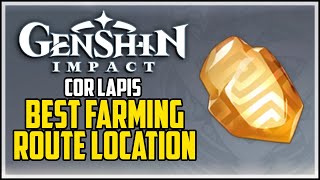 How to Get Cor Lapis  Genshin Impact  Optimal Farming Route [upl. by Trab]