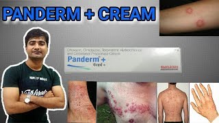 Detail of PANDERM CREAM IN HINDI  In which skin disease panderm plus cream should use [upl. by Ashely537]