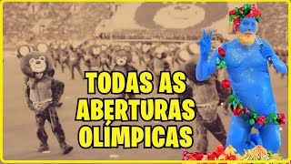 🥇Todas As Aberturas De Olímpiadas Da Era Moderna 1896 até 2024 [upl. by Anitsrik]