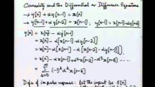 Lecture21 LTI Systems Described By Difference Equation [upl. by Nileuqcaj]