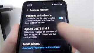 Comment activer les données mobiles a letranger sur samsung [upl. by Tristis]