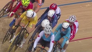 Womens Omnium  Elimination Race  London 2012 Olympics [upl. by Falzetta]