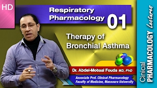 Respiratory Pharmacology Ar  01  Therapy of bronchial asthma [upl. by Lonni]