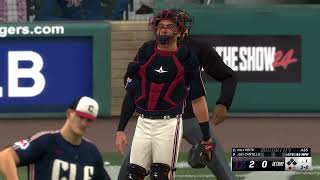 MLB The Show 24  AL Division Series Cleveland Guardians vs Detroit Tigers Game 4 [upl. by Hizar]