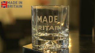 Made In Britain  How crystal glass tumblers are made [upl. by Nnyllaf]