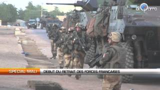 Mali  Début du retrait des forces françaises [upl. by Cela]