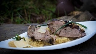 Folge20b  Ostermenü  Lammkeule im Heubett Deutsches BBQ und GrillRezept [upl. by Oreves]