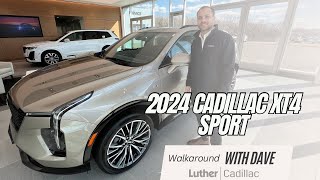 2024 Cadillac XT4 Sport Walkaround  Luther Cadillac MN [upl. by Mahau]