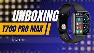 UNBOXING smartwatch T700 PRO MAX 2024 [upl. by Brenza]