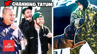 Channing Tatum’s DOG Tried to EAT Us… [upl. by Imorej]