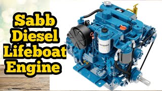 Sabb Diesel Lifeboat Engine  Sabb Diesel Lifeboat Engine Start Procedure  Boat diesel engine [upl. by Htebasil]