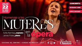 Homenaje a las Mujeres en la Ópera [upl. by Ajet224]