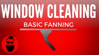 How To Clean Windows Professionally  Fanning Techinque [upl. by Cordeelia]