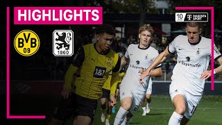 Borussia Dortmund II  TSV 1860 München  Highlights 3 Liga  MAGENTA SPORT [upl. by Sualakcin]